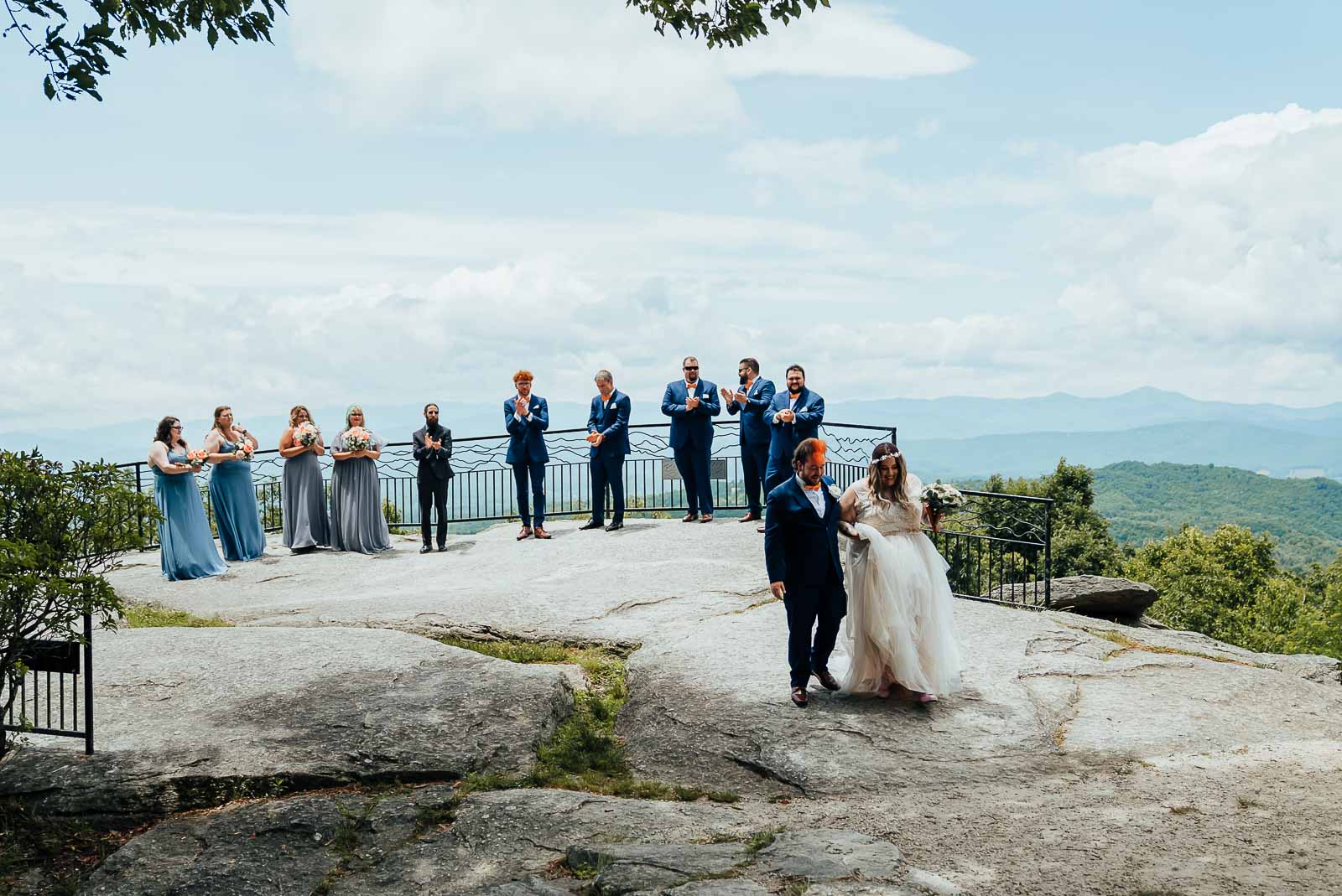 Ceremony at Jump Off Rock 