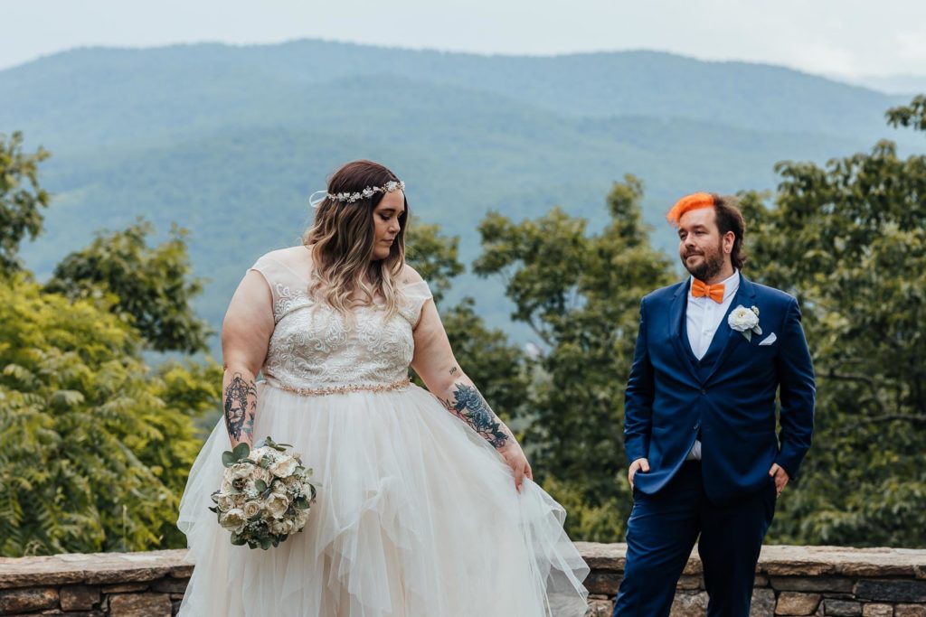 Intimate Asheville Wedding | Jump Off Rock 