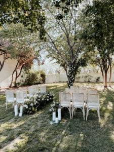 ceremony space at Desert Inn Oasis