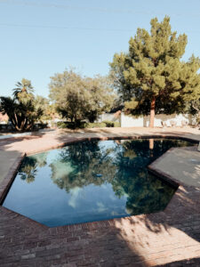in-ground pool at desert inn oasis