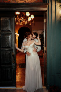 end of the night photo in the doorway at Desert Inn Oasis